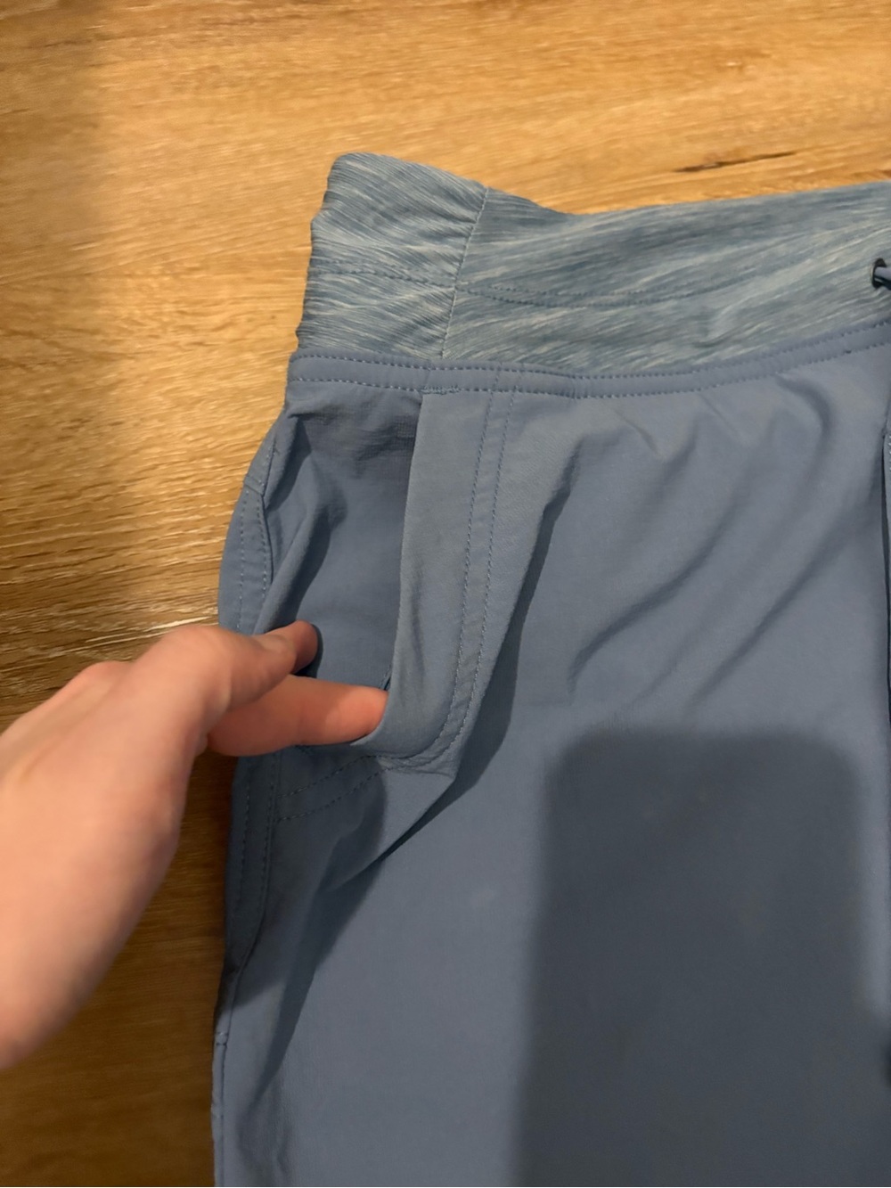 Duluth Trading Company Women’s Armachillo Cooling Woven Skort in Stone Blue - Picture 7 of 13